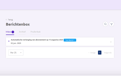 De vernieuwde Berichtenbox van We-ID: meer overzicht en controle